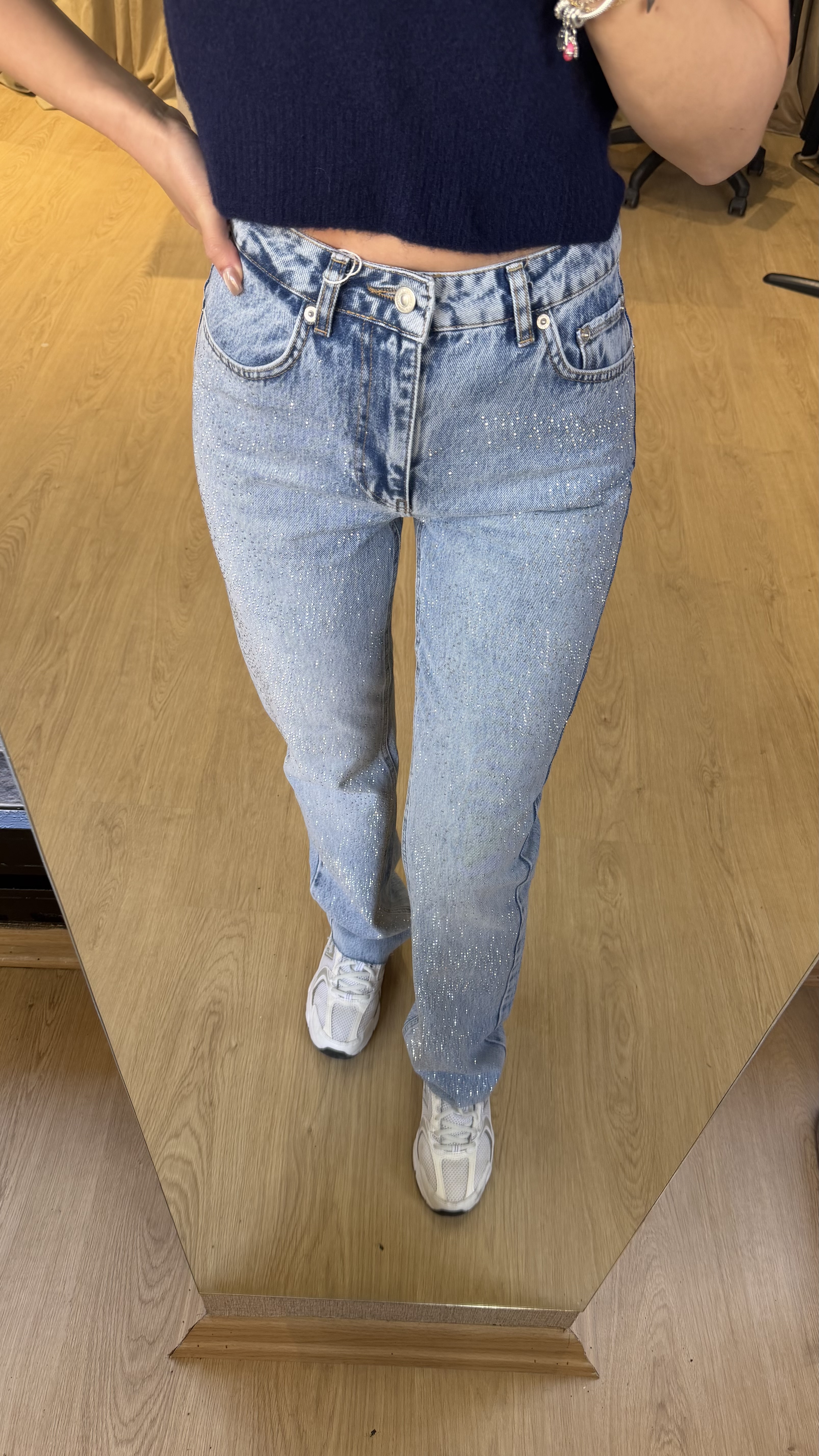 Premium Taşlı Jean